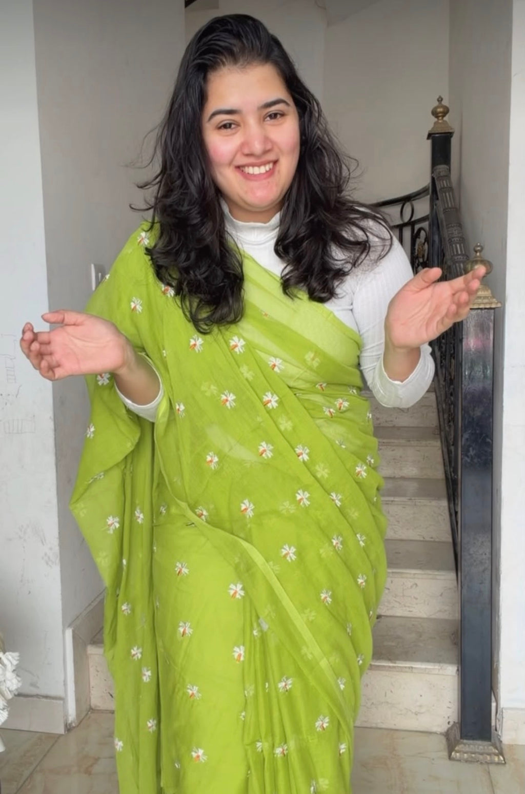 Mul Cotton Saree