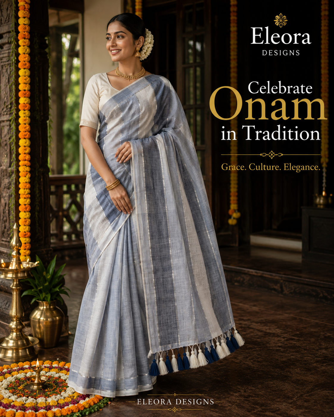 Mul Cotton Saree