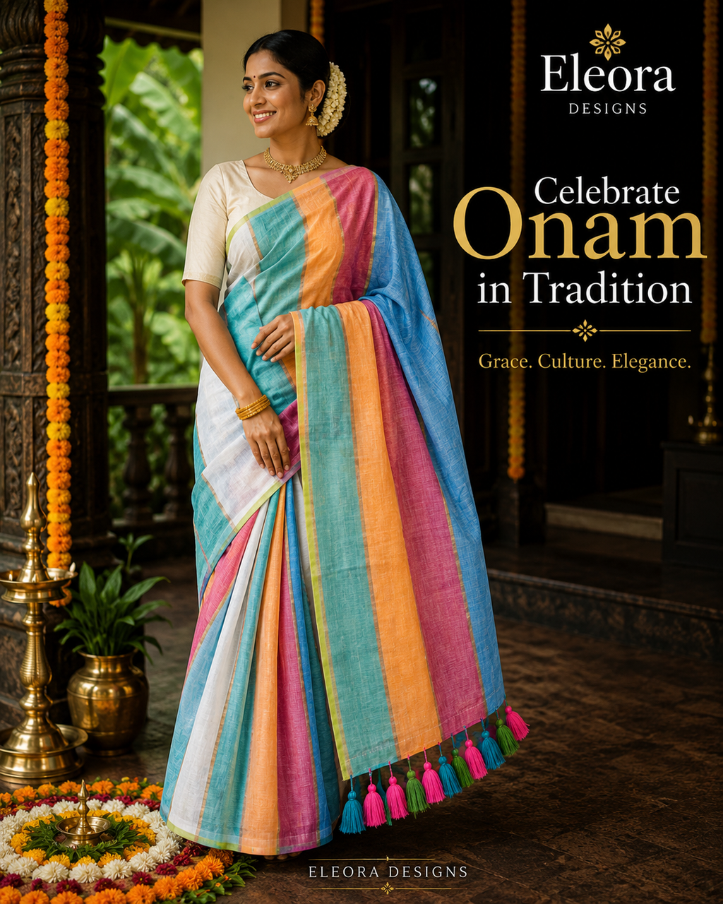Mul Cotton Saree