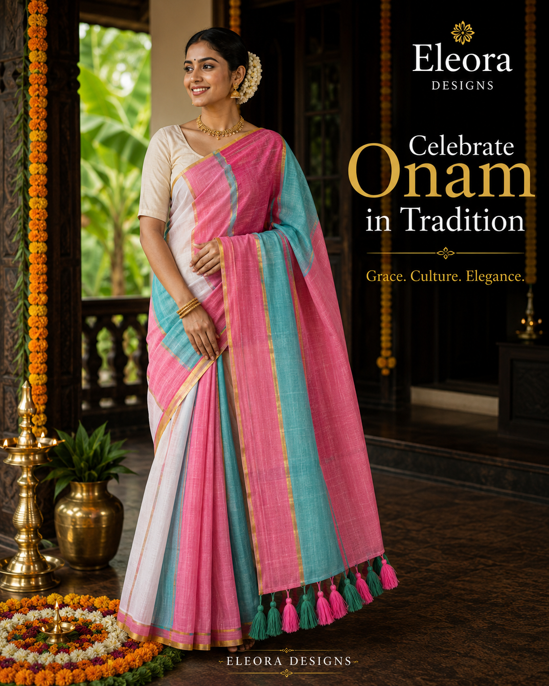 Mul Cotton Saree