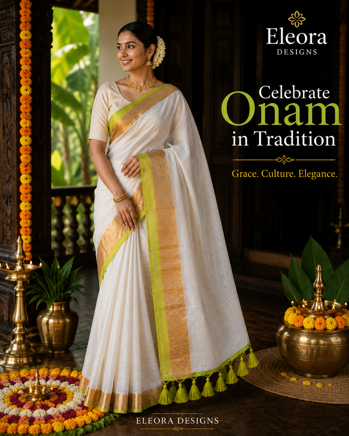 Mul Cotton Saree