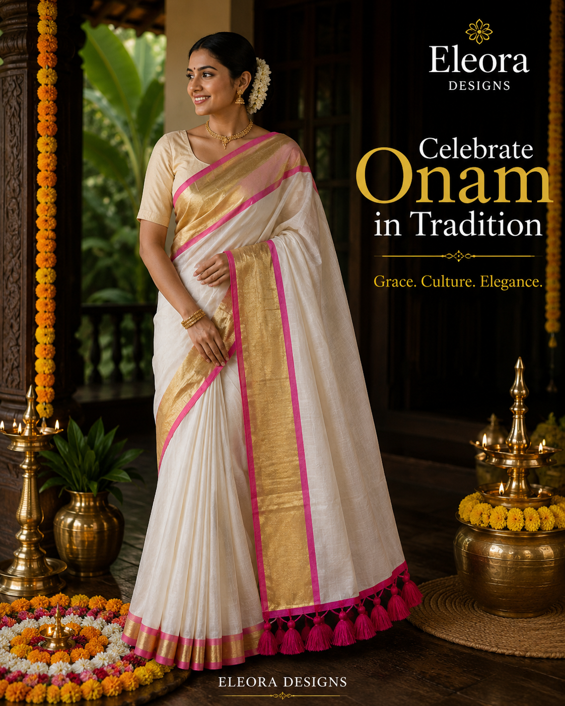 Mul Cotton Saree