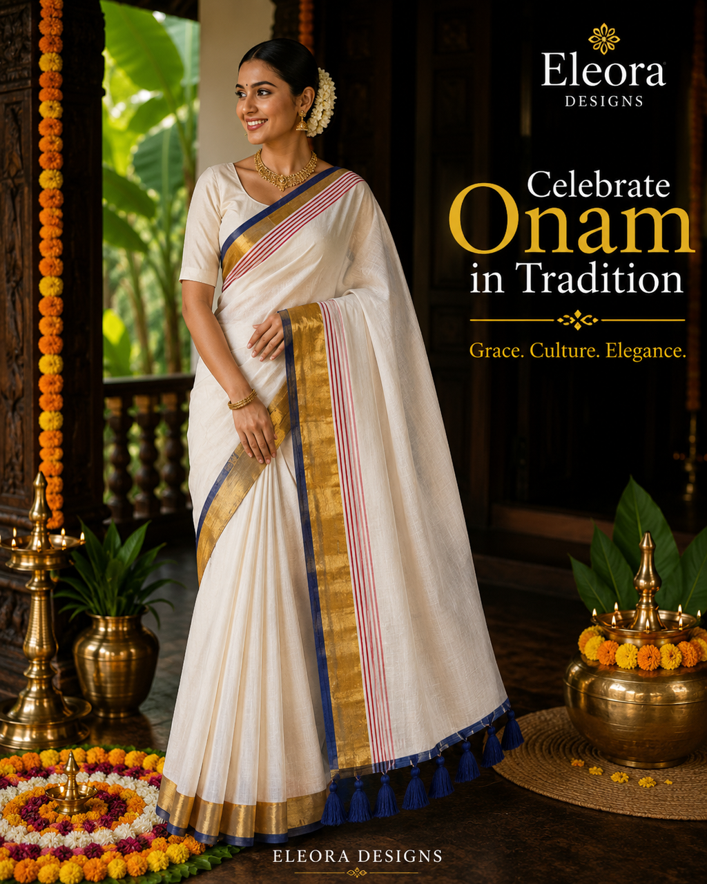 Mul Cotton Saree