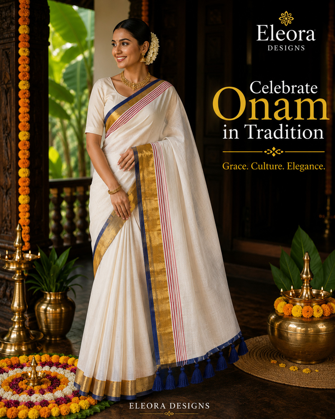 Mul Cotton Saree