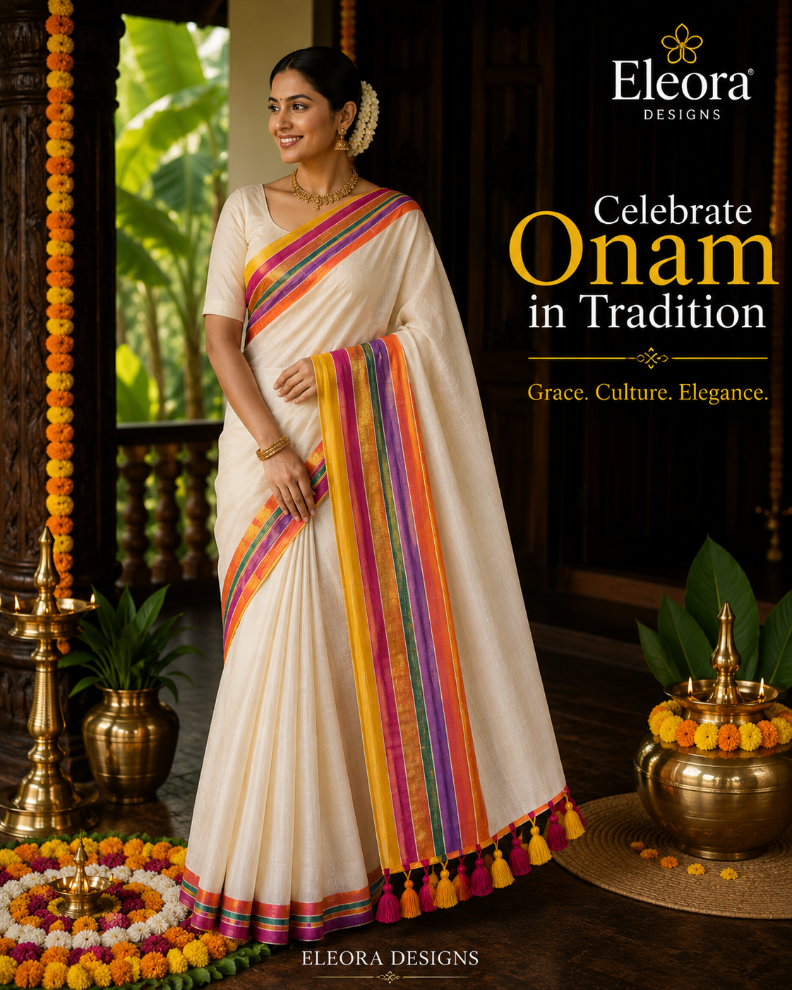 Mul Cotton Saree