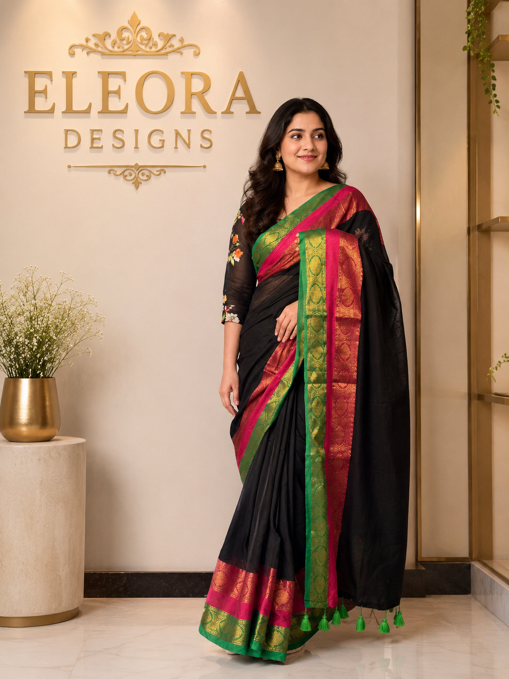 Premium 120 mul cotton Saree