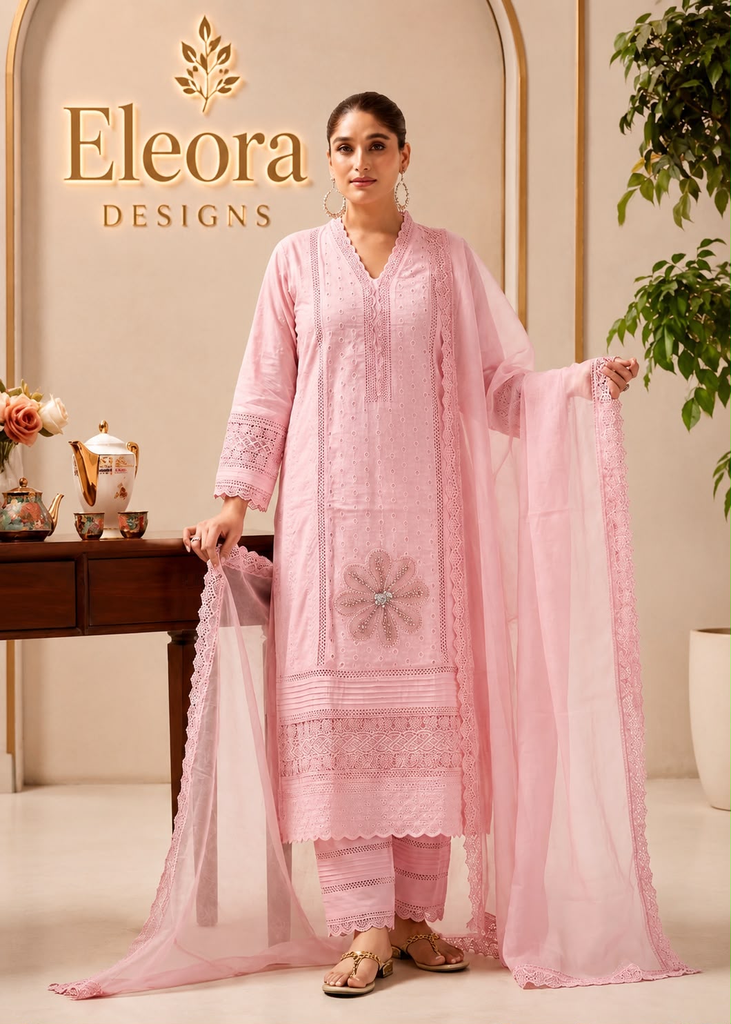 Hakoba Pakistani 3 Piece Suit
