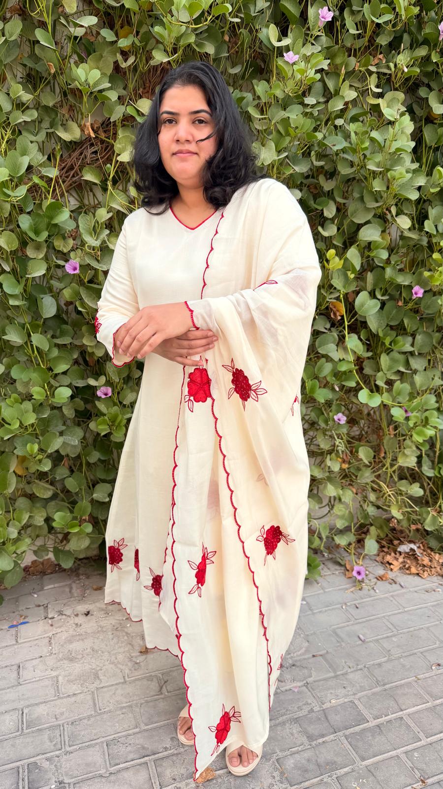 Mul Chanderi 3 Piece Set