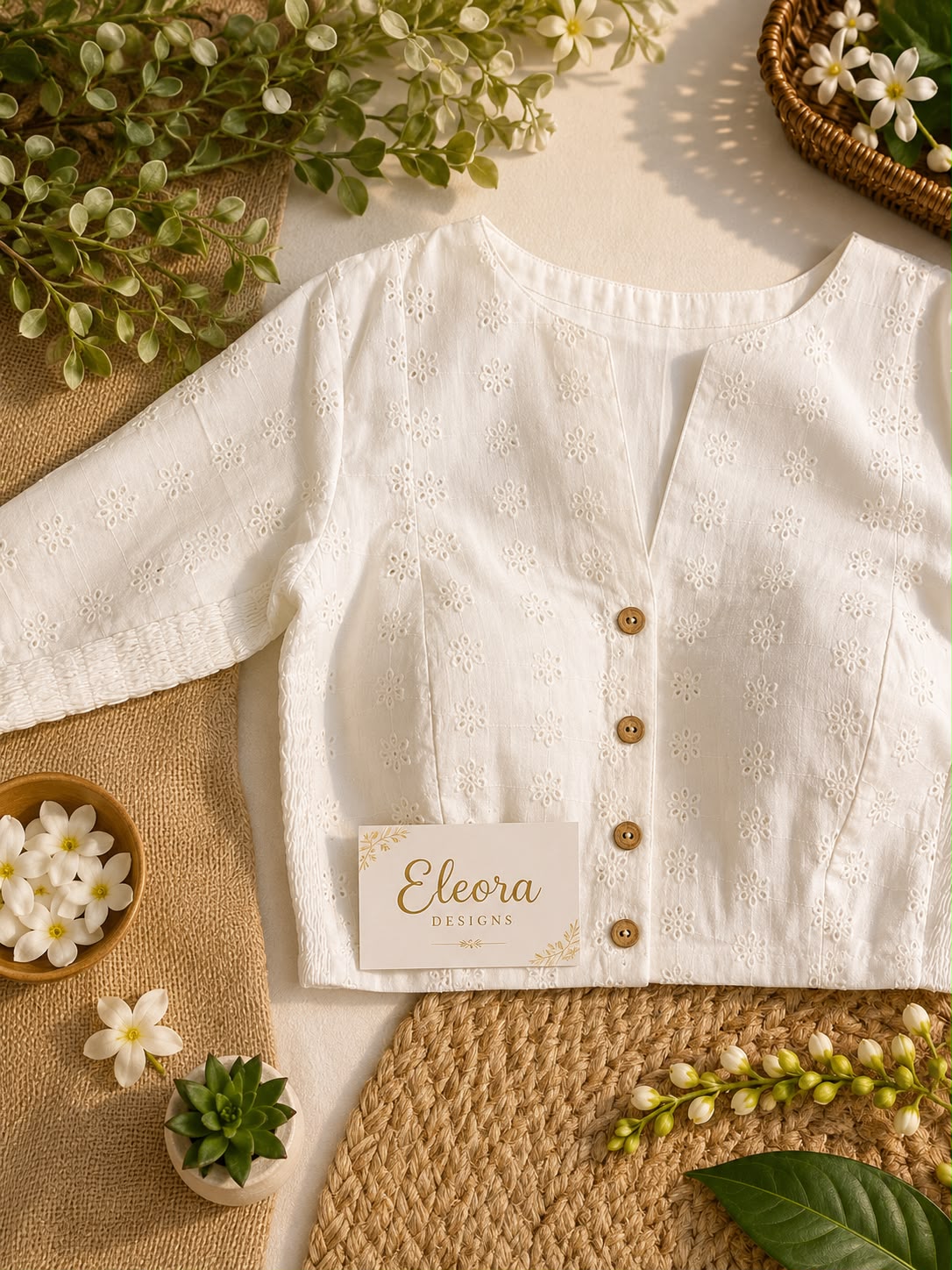 Hakoba Stretchable Blouse