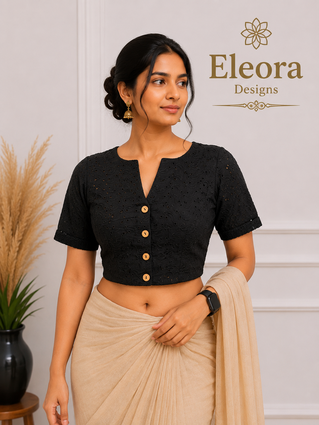 Stretchable Cotton Blouse