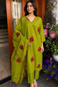 Mul Chanderi 3 Piece Set
