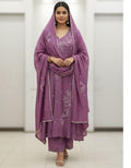 Mul Chanderi 3 Piece Set