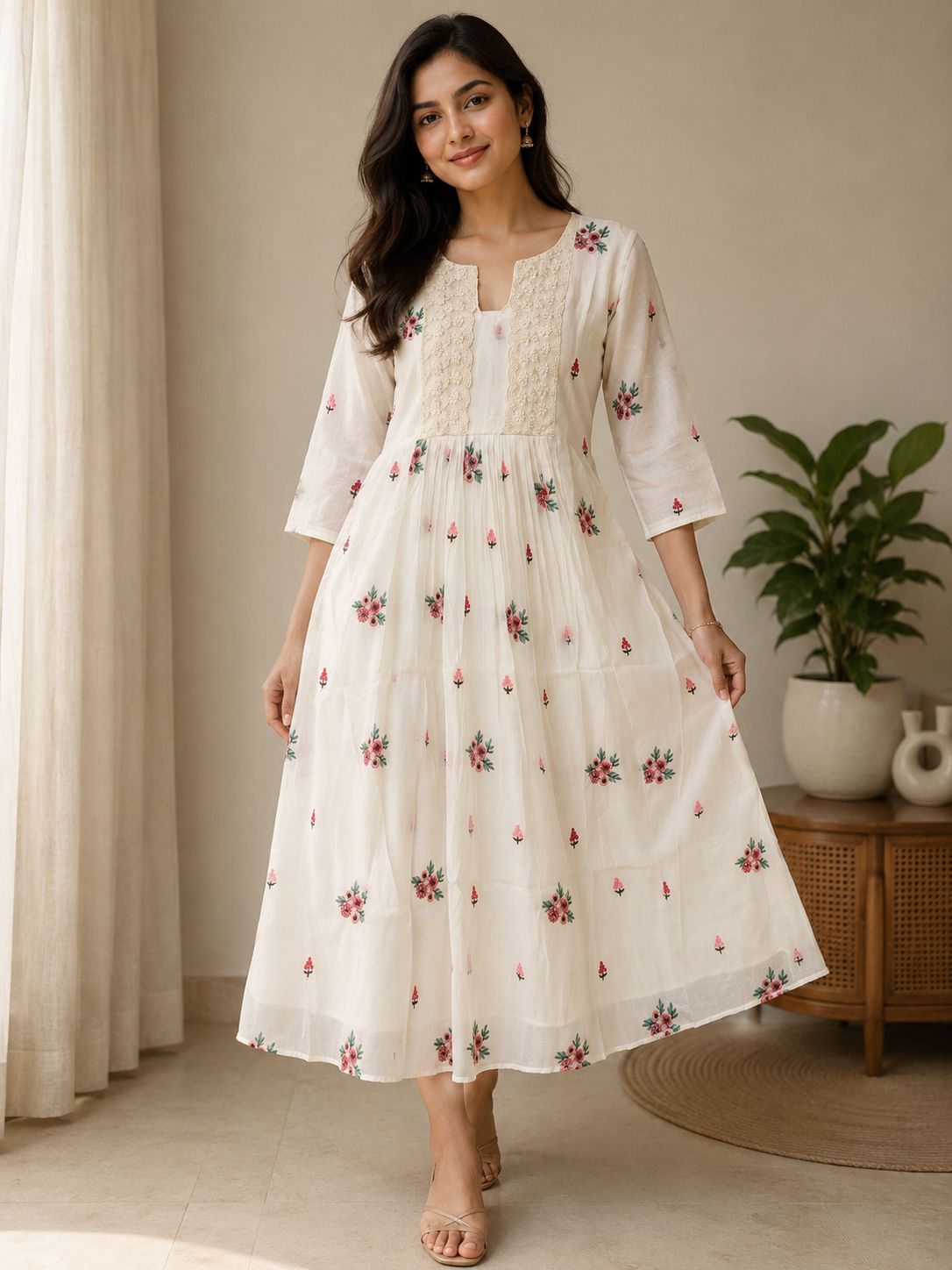 Mulchanderi Dress