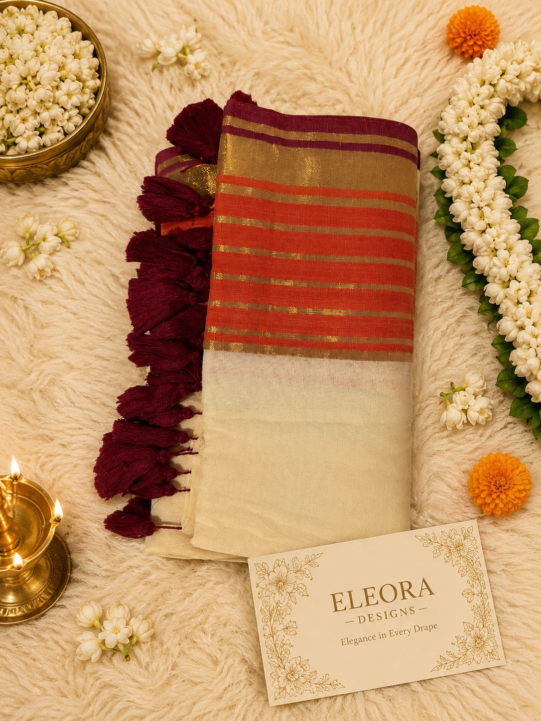 120 Mul Cotton Saree